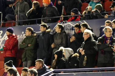 Galería de fotos de la afición en El Sadar durante el Osasuna-Valladolid