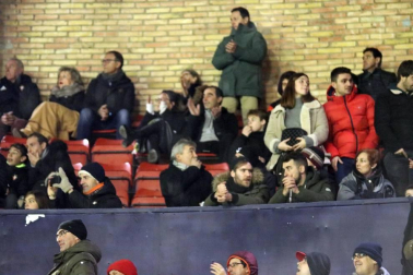 Galería de fotos de la afición en El Sadar durante el Osasuna-Valladolid