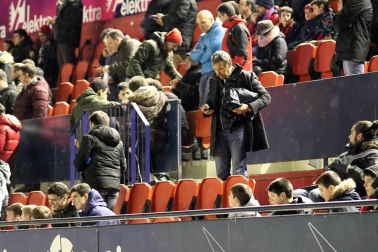 Galería de fotos de la afición en El Sadar durante el Osasuna-Valladolid