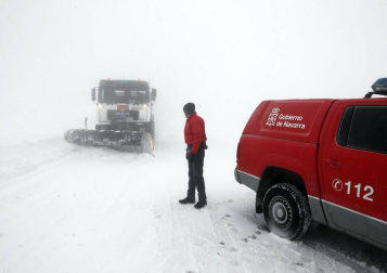 La nieve ha cubierto este domingo la zona de Larra-Belagoa.