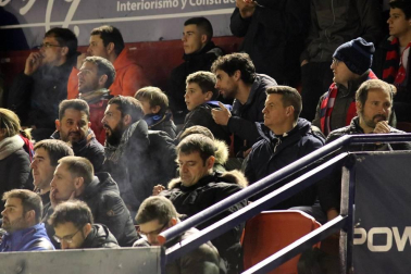 Galería de fotos de la afición en El Sadar durante el Osasuna-Levante.
