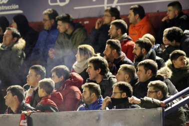 Galería de fotos de la afición en El Sadar durante el Osasuna-Levante.