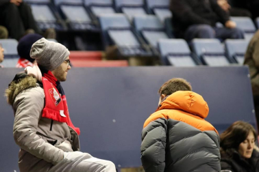 Galería de fotos de la afición en El Sadar durante el Osasuna-Levante.