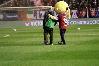 Galería de fotos de la afición en El Sadar durante el Osasuna-Levante.