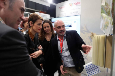 La presidenta del Gobierno de Navarra, María Chivite, ha presidido este viernes el acto institucional del Día de Navarra en el pabellón de la Comunidad Foral en la Feria Internacional de Turismo (FITUR).