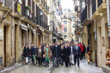 El legado de Ordóñez inunda la Parte Vieja donostiarra 25 años después