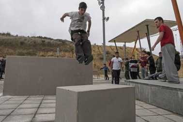 Estella cuenta desde este sábado, 25 de enero, con un parque de calistenia y parkour para los amantes de ambas disciplinas.