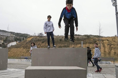 Estella cuenta desde este sábado, 25 de enero, con un parque de calistenia y parkour para los amantes de ambas disciplinas.