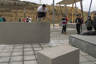 Estella cuenta desde este sábado, 25 de enero, con un parque de calistenia y parkour para los amantes de ambas disciplinas.