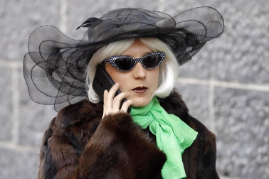 El buen tiempo acompañó a la creatividad, el colorido y el buen humor que caracteriza el desfile del carnaval de Leitza.
