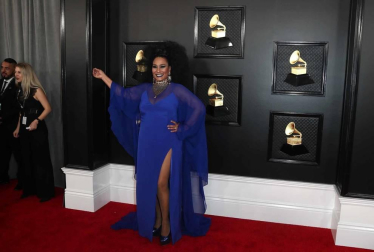Alfombra roja y asistentes a la ceremonia de entrega de los premios musicales celebrada en el Staples Center de Los Ángeles este domingo 26 de enero de 2020.