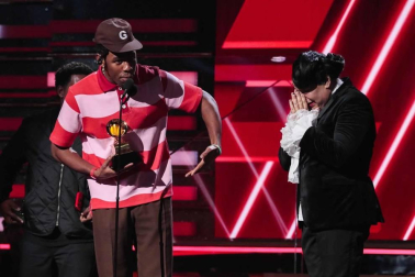 Alfombra roja y asistentes a la ceremonia de entrega de los premios musicales celebrada en el Staples Center de Los Ángeles este domingo 26 de enero de 2020.