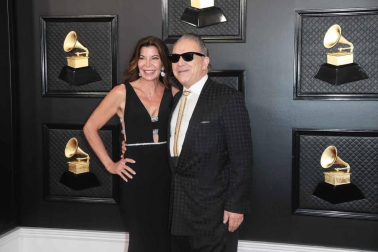 Alfombra roja y asistentes a la ceremonia de entrega de los premios musicales celebrada en el Staples Center de Los Ángeles este domingo 26 de enero de 2020.