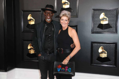 Alfombra roja y asistentes a la ceremonia de entrega de los premios musicales celebrada en el Staples Center de Los Ángeles este domingo 26 de enero de 2020.