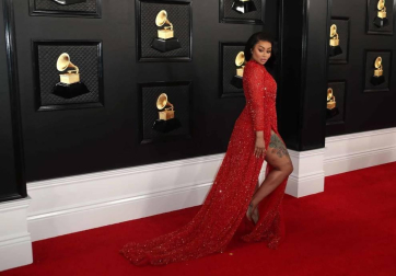 Alfombra roja y asistentes a la ceremonia de entrega de los premios musicales celebrada en el Staples Center de Los Ángeles este domingo 26 de enero de 2020.