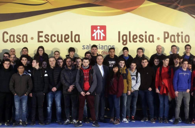 Todas las fotos de la inauguración del colegio Salesianos en Sarriguren