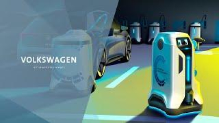 Volkswagens Mobiler Laderoboter | Volkswagen's Mobile Charging Robot
