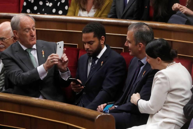 La familia real al completo ha presidido este lunes la sesión solemne de la apertura de la XIV Legislatura.