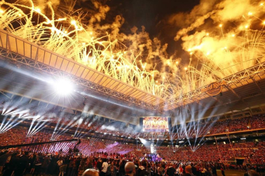 Imágenes del espectacular encuentro entre los Chiefs de Kansas City y los 49ers de San Francisco en el partido disputado en el Hard Rock Stadium de Miami.