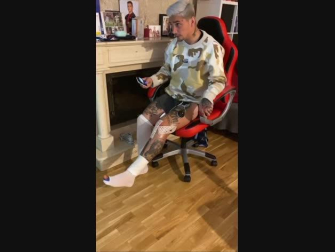 Chimy Ávila ya hace ejercicios con su rodilla izquierda.