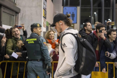 El Real Madrid aterrizó este sábado por la tarde en Pamplona después de tres años sin pisar tierras navarras