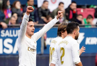 Galería de fotos del partido Osasuna-Real Madrid disputado en El Sadar y correspondiente a la jornada 23 de LaLiga Santander.