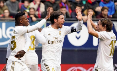 Galería de fotos del partido Osasuna-Real Madrid disputado en El Sadar y correspondiente a la jornada 23 de LaLiga Santander.