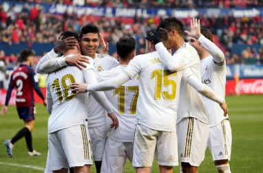 Galería de fotos del partido Osasuna-Real Madrid disputado en El Sadar y correspondiente a la jornada 23 de LaLiga Santander.