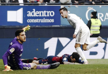 Galería de fotos del partido Osasuna-Real Madrid disputado en El Sadar y correspondiente a la jornada 23 de LaLiga Santander.