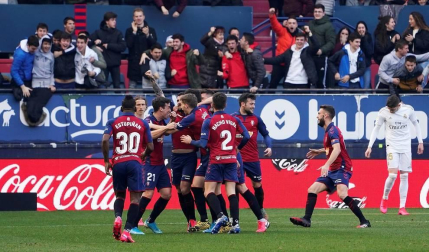 Galería de fotos del partido Osasuna-Real Madrid disputado en El Sadar y correspondiente a la jornada 23 de LaLiga Santander.