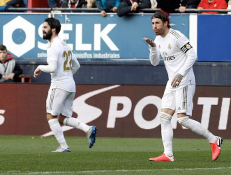 Galería de fotos del partido Osasuna-Real Madrid disputado en El Sadar y correspondiente a la jornada 23 de LaLiga Santander.