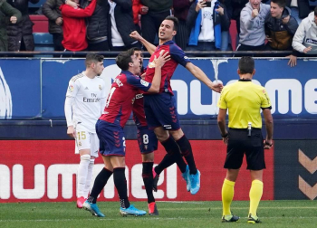 Galería de fotos del partido Osasuna-Real Madrid disputado en El Sadar y correspondiente a la jornada 23 de LaLiga Santander.