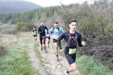 Imágenes del Trail Hiru Herri de Huarte, celebrado este 9 de febrero.