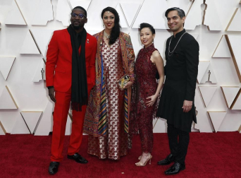 Repaso de los vestidos y diseños que lucieron los artistas en la alfombra roja antes de la entrega de los Premios Oscar