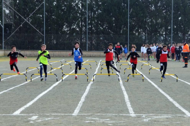 Los jóvenes atletas de la localidad navarra de Caparroso se convirtieron en los anfitriones de la iniciativa 'Jugando al altetismo'. Equipos de deportistas de localidades cercanas se reunieron alrededor de diversas pruebas para demostrar su habilidad y su talento en la pista. Una jornada festiva que se vivió con gran deportividad por parte de todos los participantes: atletas, entrenadores y familiares.