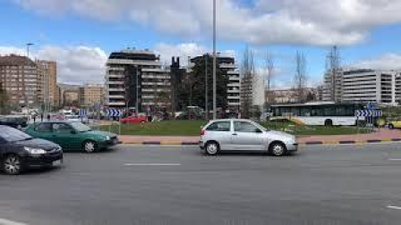 Vídeo de problemas de tráfico en Pamplona por los tractores