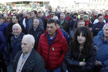 Imágenes de los tractores para la protesta agraria con tractores en Pamplona.
