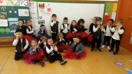 Fotos de la celebración de los carnavales escolares en Navarra