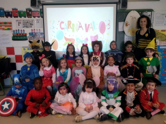 Fotos de la celebración de los carnavales escolares en Navarra