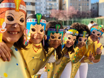 Fotos de la celebración de los carnavales escolares en Navarra