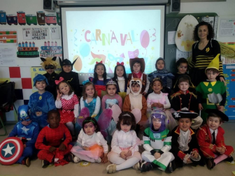 Fotos de la celebración de los carnavales escolares en Navarra