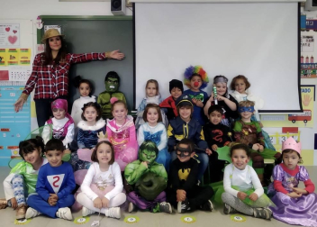 Fotos de la celebración de los carnavales escolares en Navarra