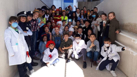Fotos de la celebración de los carnavales escolares en Navarra
