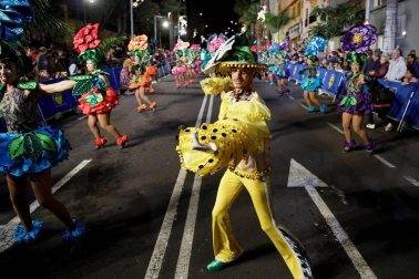 Modelos y candidatas al título del certamen celebrado el viernes 21 de febrero con MInerva Hernández como vencedora gracias a su propuestas 'Vida'.