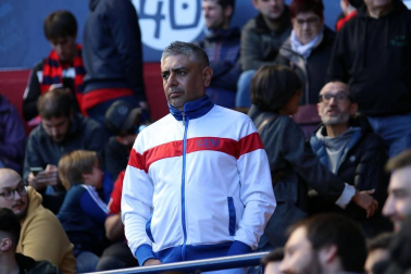 Galería de fotos de la afición congregada en El Sadar durante el partido Osasuna-Granada.