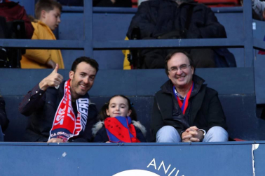 Galería de fotos de la afición congregada en El Sadar durante el partido Osasuna-Granada.