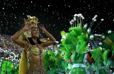 Los desfiles del Carnaval de Río abren con un llamamiento para salvar el medioambiente