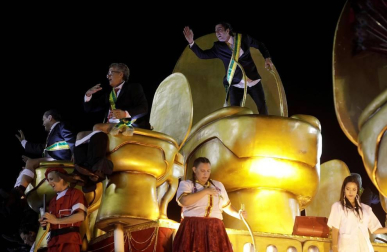 Los desfiles del Carnaval de Río abren con un llamamiento para salvar el medioambiente