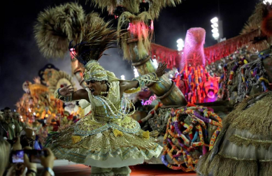 Los desfiles del Carnaval de Río abren con un llamamiento para salvar el medioambiente