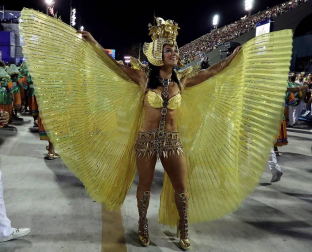 Los desfiles del Carnaval de Río abren con un llamamiento para salvar el medioambiente